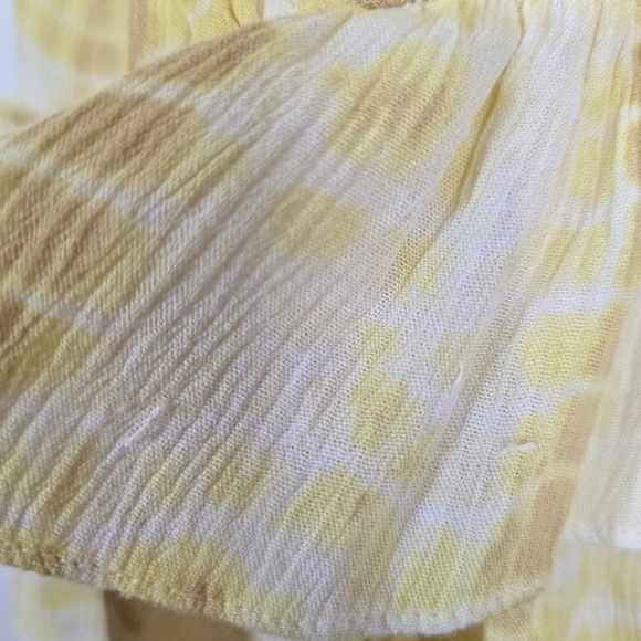 Majorelle Revolve Baker Mini Sun Dress in Yellow Tie Dye XXS Sundress - Picture 11 of 12